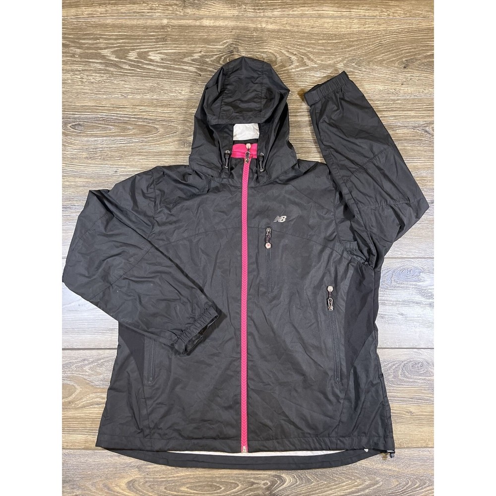 Women's Size S  New Balance Hooded Zip-up Windbreaker Jacket NICE